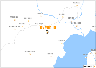 map of Ayénoua