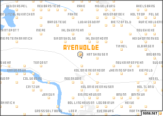 map of Ayenwolde