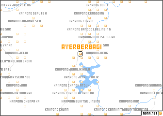 map of Ayer Berbagi