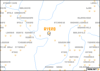 map of Ayéro