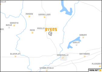 map of Ayers