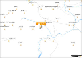 map of Ayesa