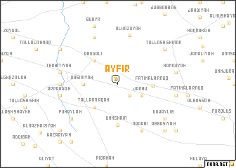 map of ‘Ayfīr