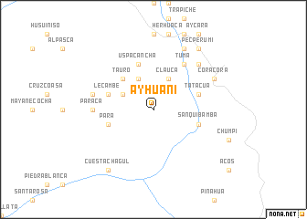 map of Ayhuani