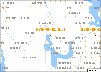 map of Ayía Paraskeví