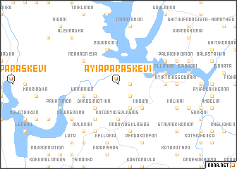 map of Ayía Paraskeví