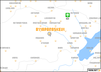 map of Ayía Paraskeví