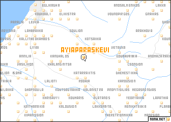 map of Ayía Paraskeví