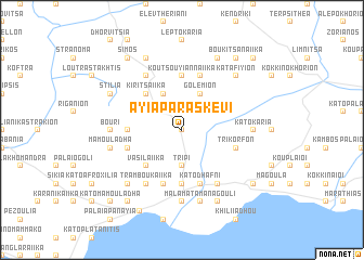 map of Ayía Paraskeví