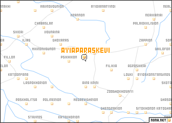 map of Ayía Paraskeví