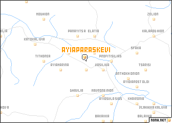 map of Ayía Paraskeví