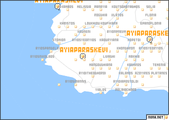 map of Ayía Paraskeví