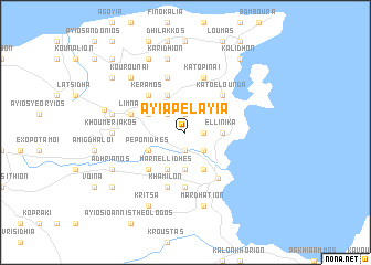 map of Ayía Pelayía