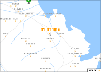 map of Ayía Triás