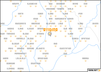 map of Ayidina