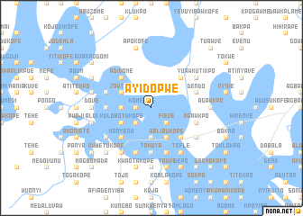 map of Ayidopwe