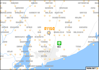 map of Ayido