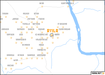 map of Ayila