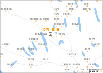 map of Ayiloum