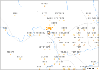 map of A Yin