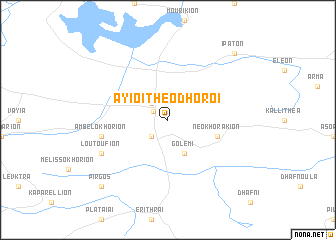 map of Áyioi Theódhoroi