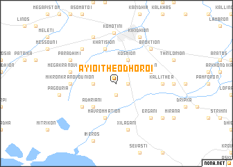 map of Áyioi Theódhoroi