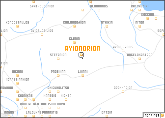 map of Ayionórion