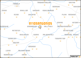 map of Áyios Andónios