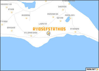 map of Ayios Efstathios