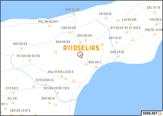 map of Ayios Elias