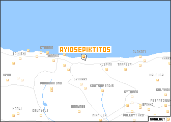 map of Ayios Epiktitos