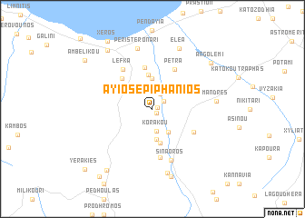 map of Ayios Epiphanios