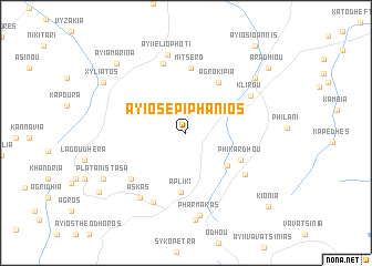 map of Ayios Epiphanios