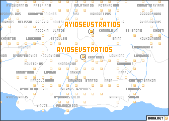 map of Áyios Evstrátios