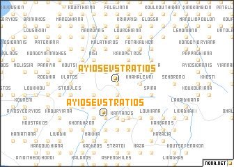 map of Áyios Evstrátios