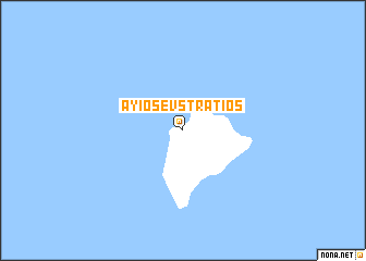 map of Áyios Evstrátios