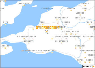 map of Áyios Ioánnis