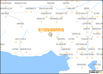 map of Áyios Ioánnis