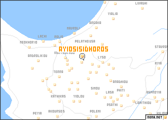 map of Ayios Isidhoros