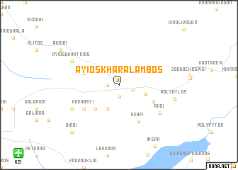 map of Áyios Kharálambos