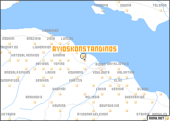 map of Áyios Konstandínos