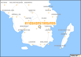 map of Áyios Konstandínos