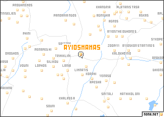 map of Ayios Mamas