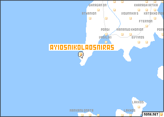 map of Áyios Nikólaos Nirás