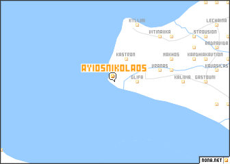 map of Áyios Nikólaos