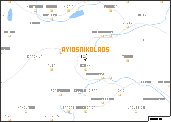 map of Áyios Nikólaos