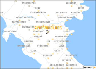 map of Áyios Nikólaos