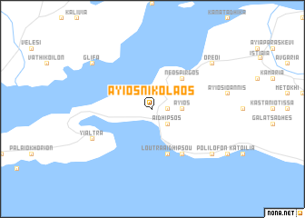 map of Áyios Nikólaos