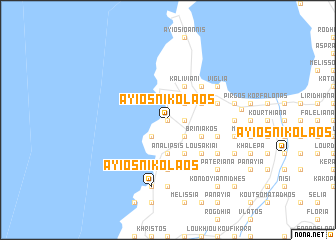 map of Áyios Nikólaos