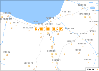 map of Ayios Nikolaos